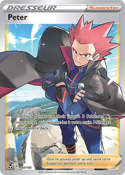 Image de la carte Pokemon Peter 192/195