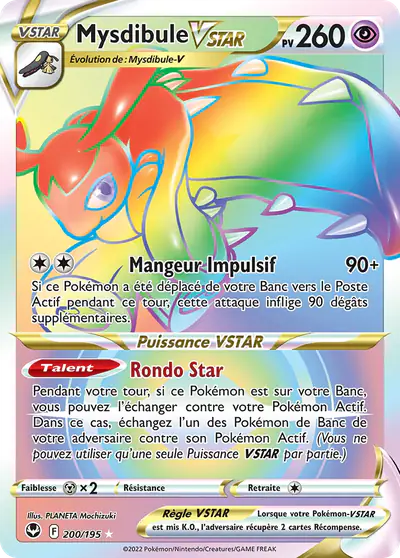 Image de la carte Pokemon Mysdibule VSTAR 200/195