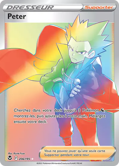 Image de la carte Pokemon Peter 206/195