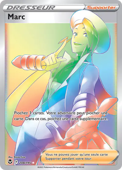 Image de la carte Pokemon Marc 208/195