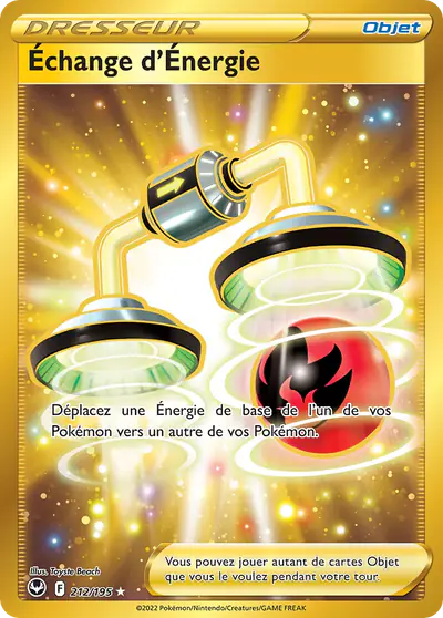Image de la carte Pokemon Échange d'Énergie 212/195