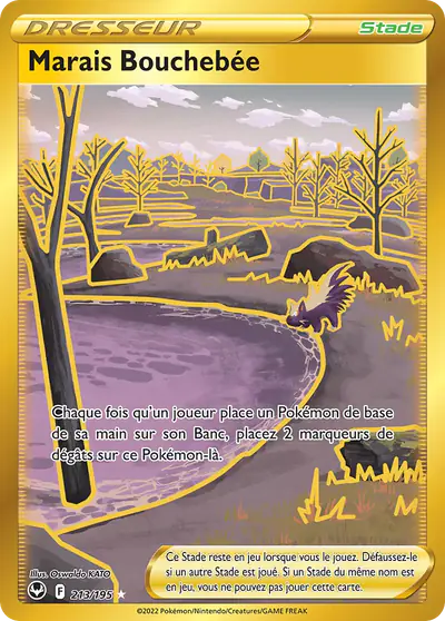Image de la carte Pokemon Marais Bouchebée 213/195