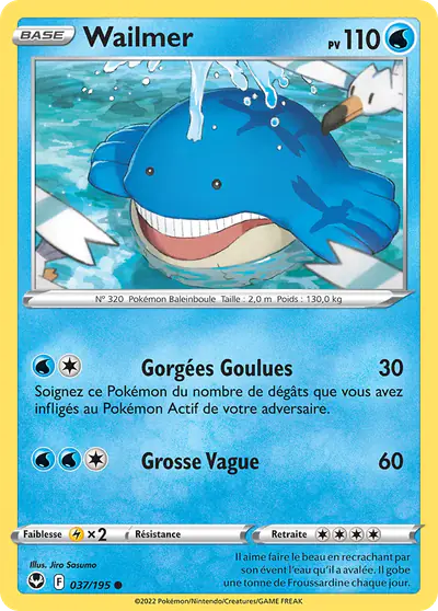 Image de la carte Pokemon Wailmer 037/195
