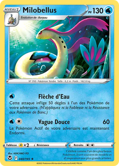 Image de la carte Pokemon Milobellus 040/195