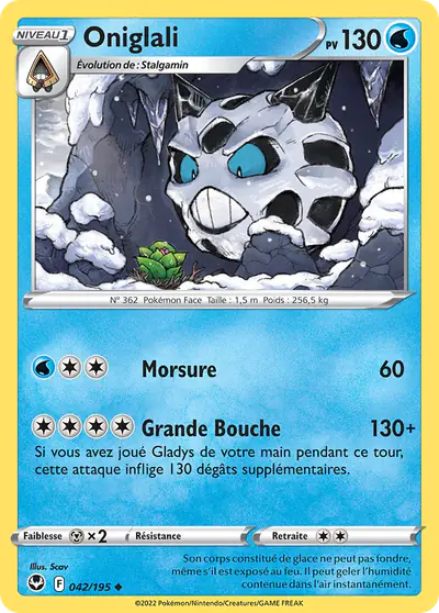 Image de la carte Pokemon Oniglali 042/195