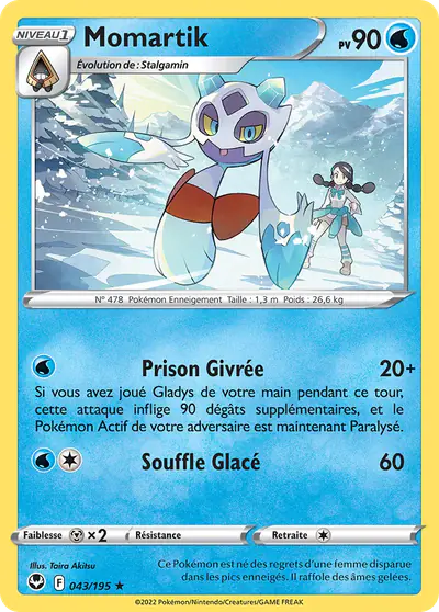 Image de la carte Pokemon Momartik 043/195