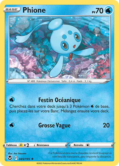 Image de la carte Pokemon Phione 045/195