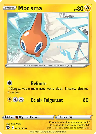 Image de la carte Pokemon Motisma 053/195