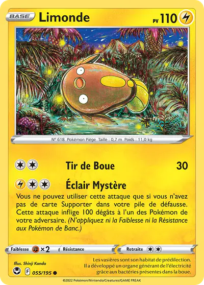 Image de la carte Pokemon Limonde 055/195