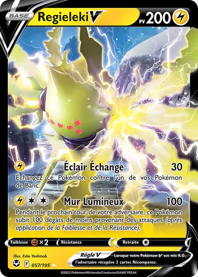 Image de la carte Pokemon Regieleki V 057/195