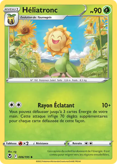 Image de la carte Pokemon Héliatronc 006/195