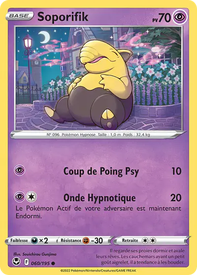 Image de la carte Pokemon Soporifik 060/195