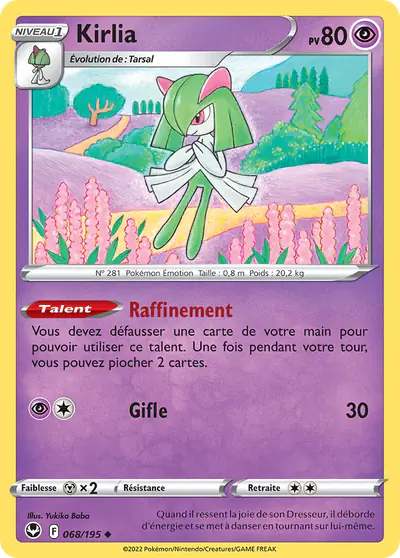Image de la carte Pokemon Kirlia 068/195