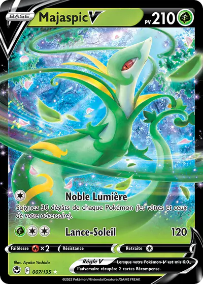 Image de la carte Pokemon Majaspic V 007/195