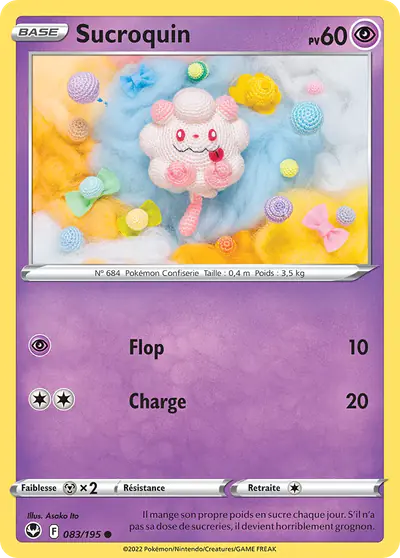 Image de la carte Pokemon Sucroquin 083/195