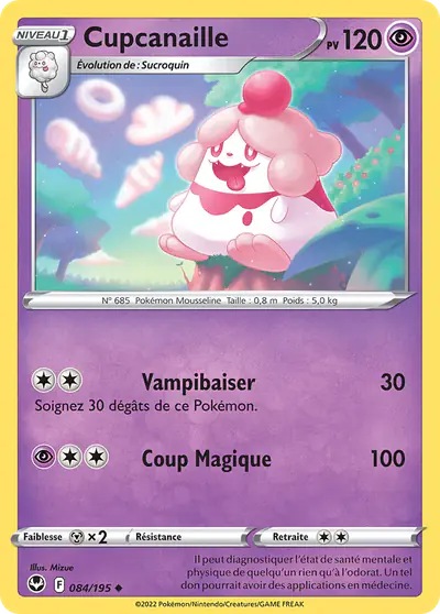 Image de la carte Pokemon Cupcanaille 084/195