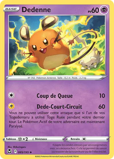 Image de la carte Pokemon Dedenne 085/195