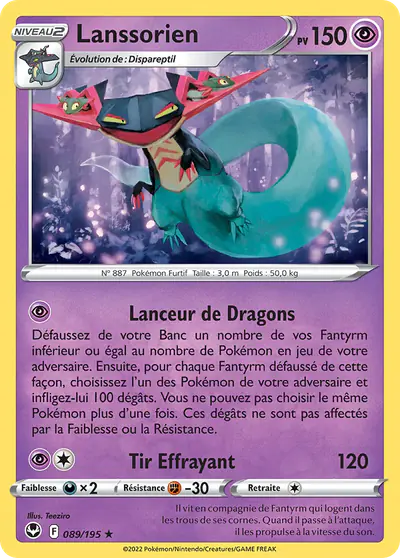 Image de la carte Pokemon Lanssorien 089/195