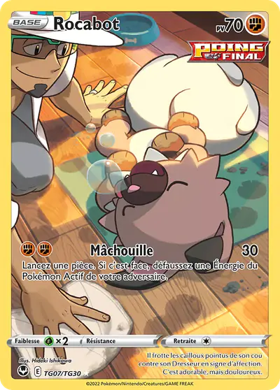 Image de la carte Pokemon Rocabot TG07/195