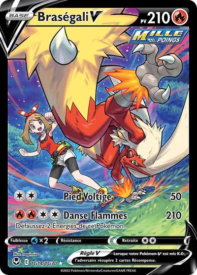 Image de la carte Pokemon Braségali V TG14/195