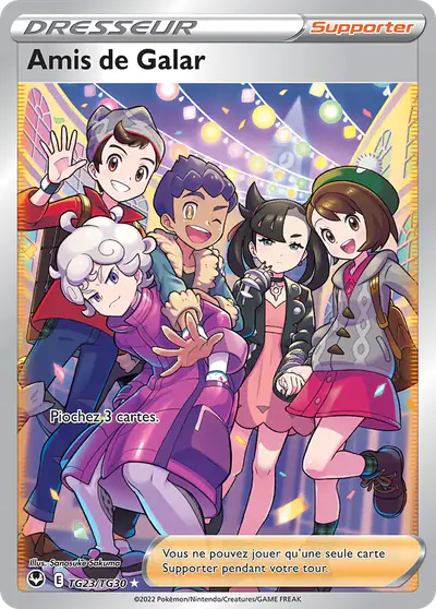 Image de la carte Pokemon Amis de Galar TG23/195