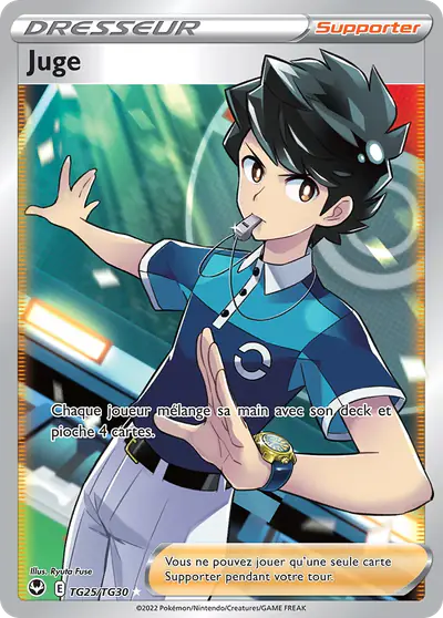 Image de la carte Pokemon Juge TG25/195