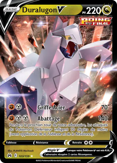 Image de la carte Pokemon Duralugon V 103/159