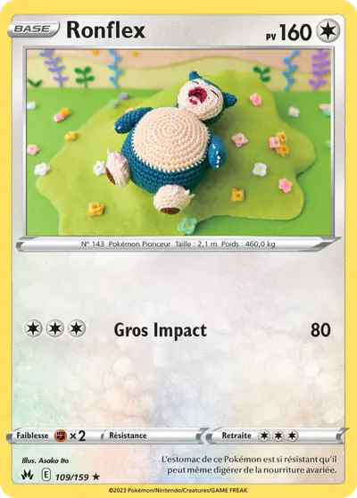 Image de la carte Pokemon Ronflex 109/159