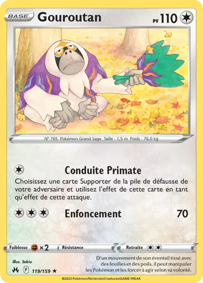 Image de la carte Pokemon Gouroutan 119/159