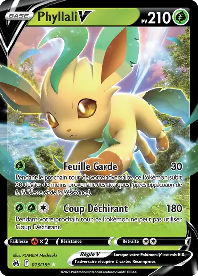 Image de la carte Pokemon Phyllali V 013/159