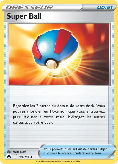 Image de la carte Pokemon Super Ball 132/159