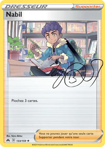 Image de la carte Pokemon Nabil 133/159