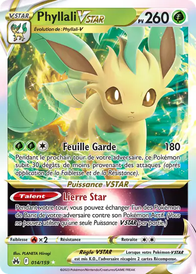 Image de la carte Pokemon Phyllali VSTAR 014/159