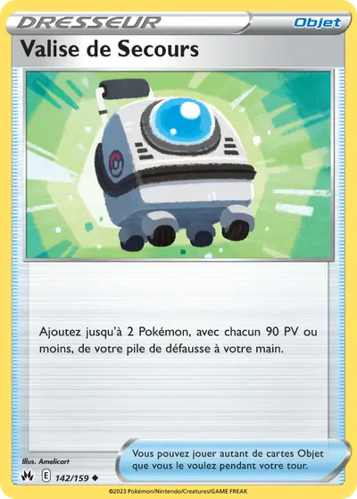 Image de la carte Pokemon Valise de Secours 142/159
