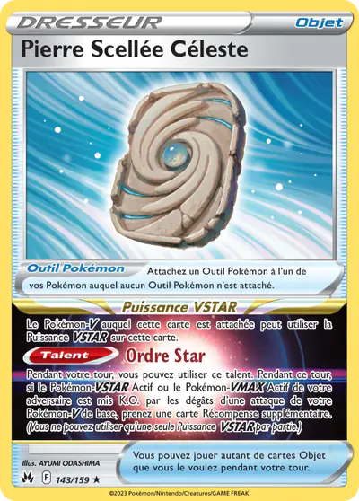 Image de la carte Pokemon Pierre Scellée Céleste 143/159