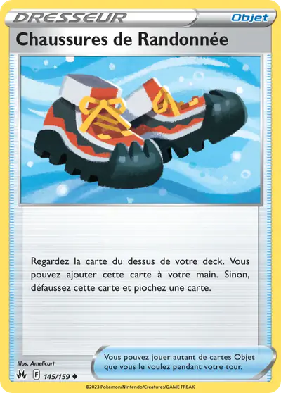 Image de la carte Pokemon Chaussures de Randonnée 145/159