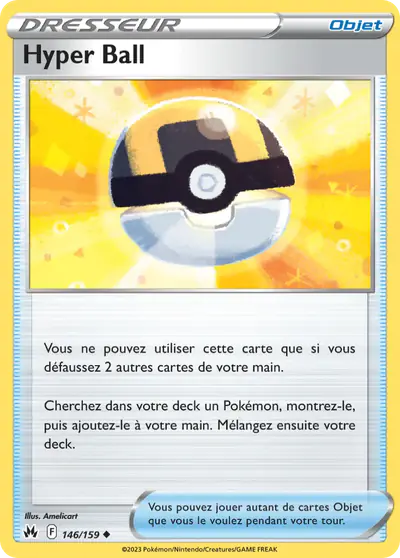 Image de la carte Pokemon Hyper Ball 146/159