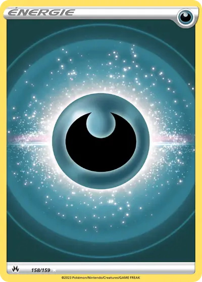 Image de la carte Pokemon Énergie Obscurité 158/159