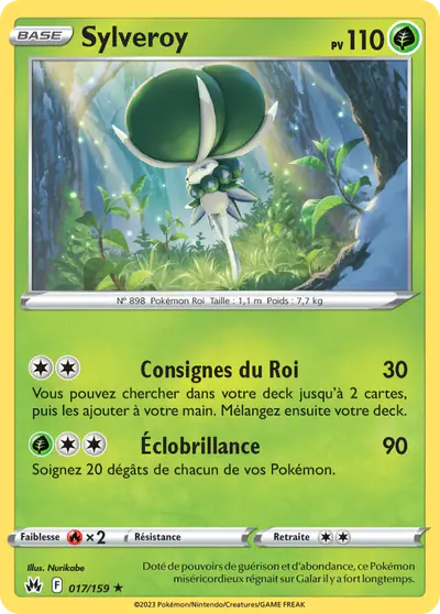Image de la carte Pokemon Sylveroy 017/159