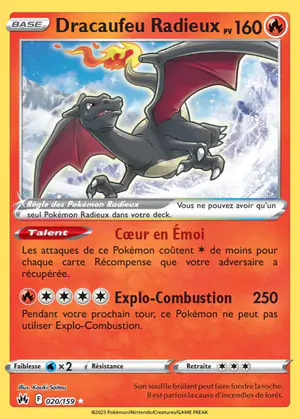 Dracaufeu Radieux 020/159