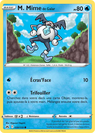 Image de la carte Pokemon M. Mime de Galar 030/159