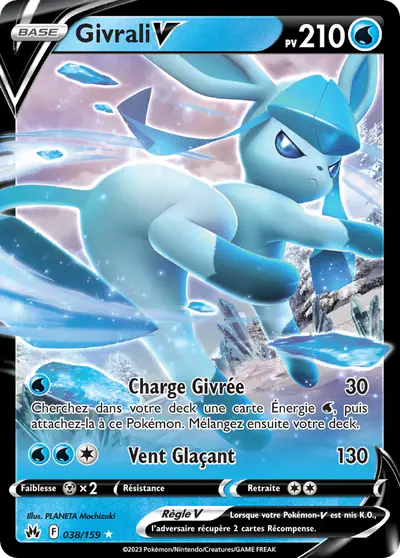 Image de la carte Pokemon Givrali V 038/159