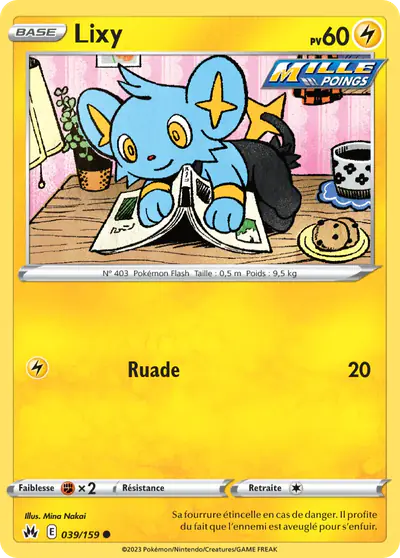 Image de la carte Pokemon Lixy 039/159