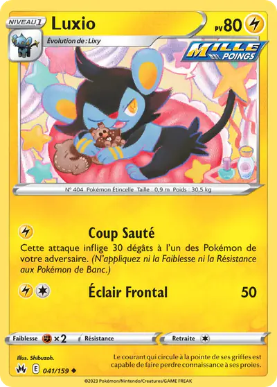 Image de la carte Pokemon Luxio 041/159