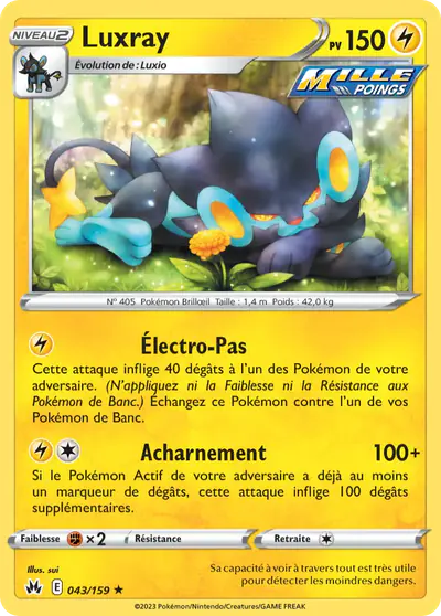 Image de la carte Pokemon Luxray 043/159