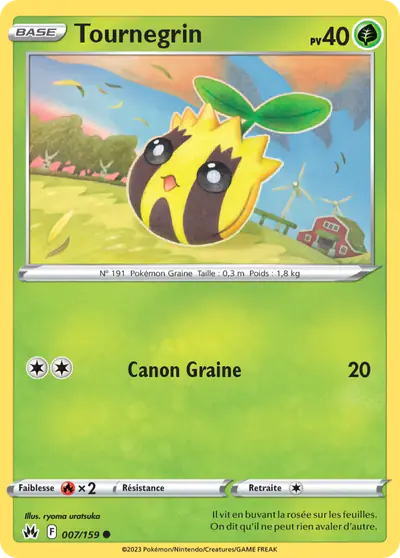 Image de la carte Pokemon Tournegrin 007/159