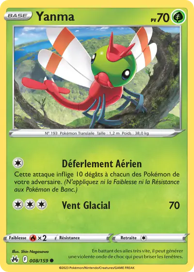 Image de la carte Pokemon Yanma 008/159