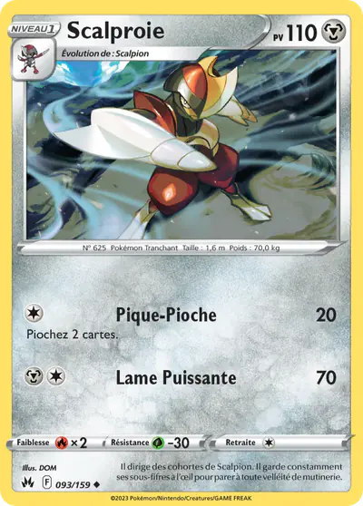 Image de la carte Pokemon Scalproie 093/159