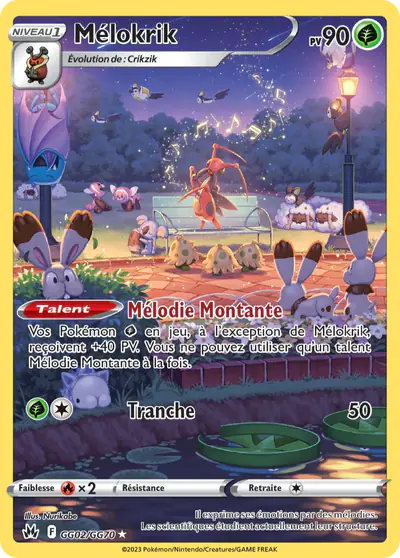 Image de la carte Pokemon Mélokrik GG02/159