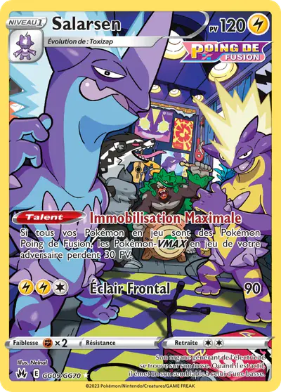 Image de la carte Pokemon Salarsen GG09/159